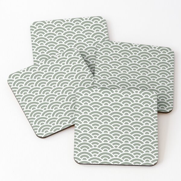 Item preview, YANAGINEZUMI 148 Seigaiha Waves - Energetic Ver. | Japanese Pattern Wagara designed and sold by Polariszero.