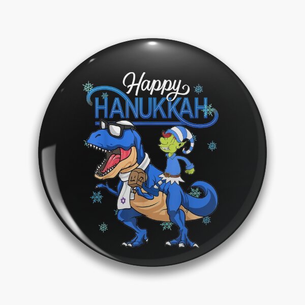 Artikelvorschau, Happy Hanukkah T-Rex Jewish Elf Family Group Pajama T-Shirt entworfen und verkauft von Besnier-Rahel.