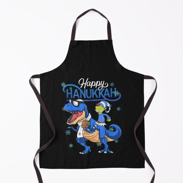Item preview, Happy Hanukkah T-Rex Jewish Elf Family Group Pajama T-Shirt designed and sold by Besnier-Rahel.