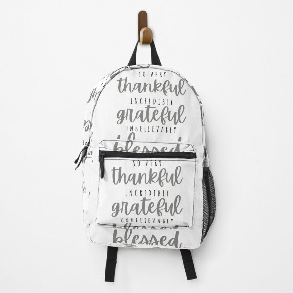Item preview, Thankful, grateful, blessed - black designed and sold by Cane & Abel Creations ..