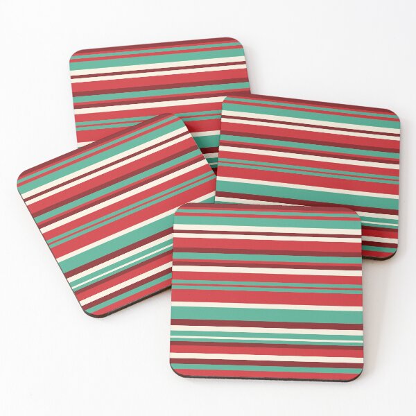 Item preview, Christmas Vintage Stripes designed and sold by moosemtndesign.