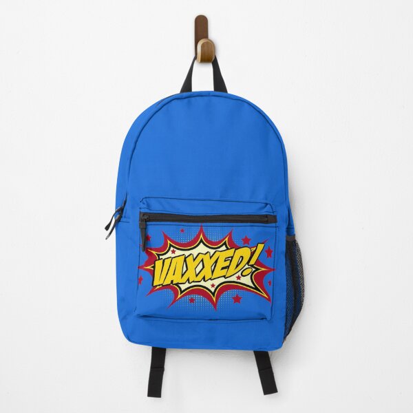 Item preview, VAXXED! in comic book call-out (red, yellow, black) designed and sold by Ofeefee.