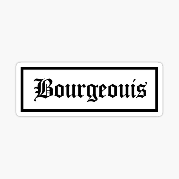Artikel-Vorschau von Bourgeois, designt und verkauft von Miguel Queiruga.