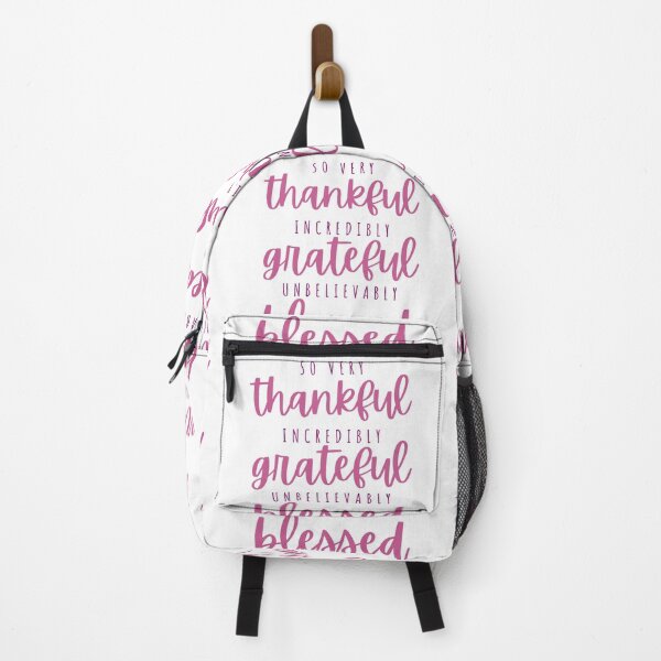 Item preview, Thankful, grateful, blessed - berry designed and sold by Cane & Abel Creations ..