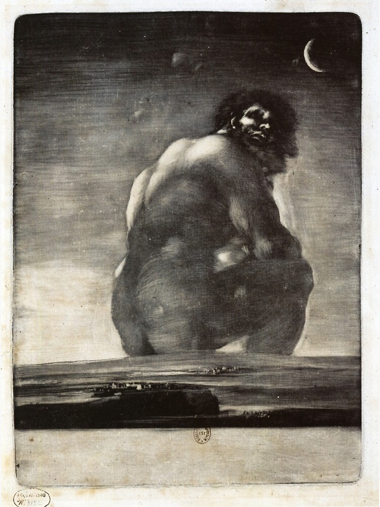 Disover Colossus By Francisco Goya Premium Matte Vertical Poster