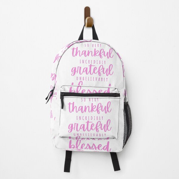 Item preview, Thankful, grateful, blessed - pink lemonade designed and sold by Cane & Abel Creations ..