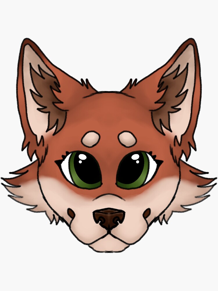 "Fox Crafts Shop Logo " Sticker for Sale by wolfuccino Redbubble