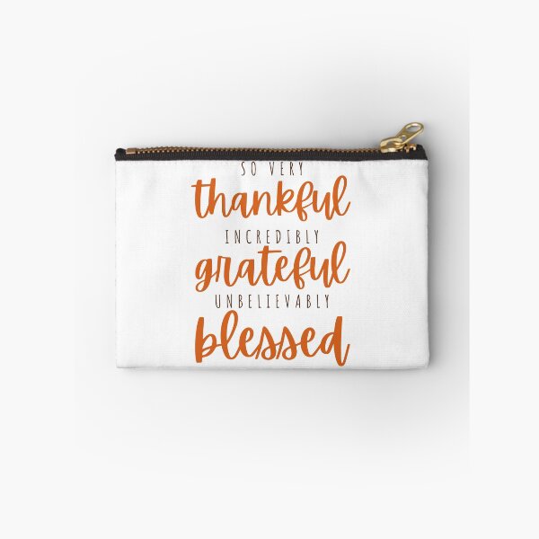Item preview, Thankful, grateful, blessed - cinnamon designed and sold by Cane & Abel Creations ..