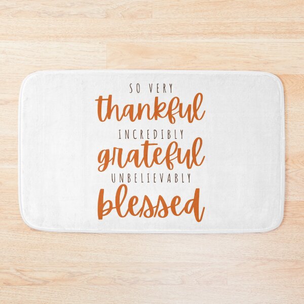 Item preview, Thankful, grateful, blessed - cinnamon designed and sold by Cane & Abel Creations ..