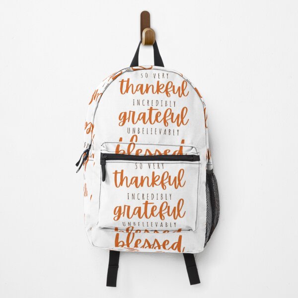 Item preview, Thankful, grateful, blessed - cinnamon designed and sold by Cane & Abel Creations ..