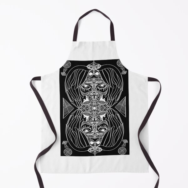 Item preview, winged totem of faces with ufos designed and sold by Demonmushroom.