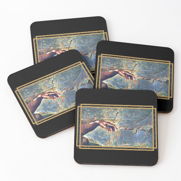 Item preview, The Creation of Dog Michelangelo Inspired designed and sold by StrideOrDie.