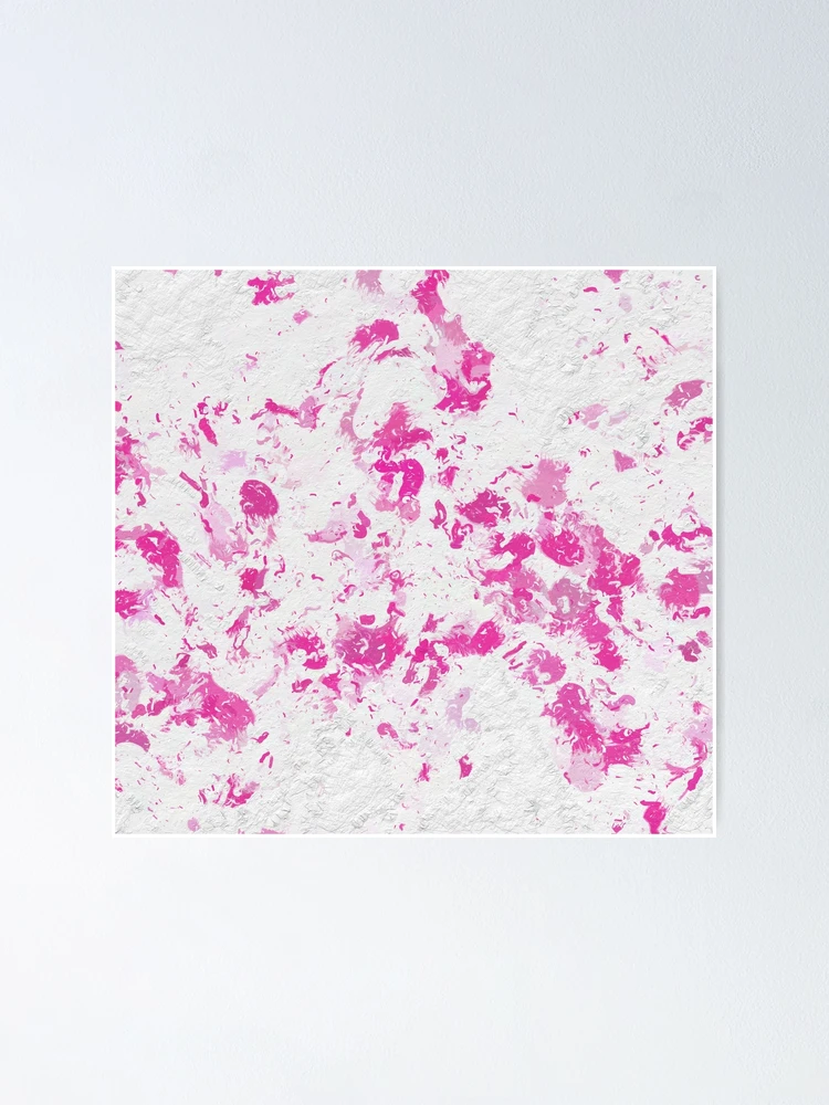 Imagen 1 de 3, Póster con la obra SALPICADURA ABSTRACTA ROSA, diseñada y vendida por Krista Droop.