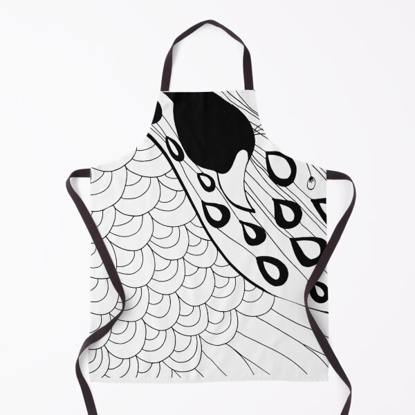 Artikelvorschau, Peacock Dance Black Outline entworfen und verkauft von lineartdesigns.