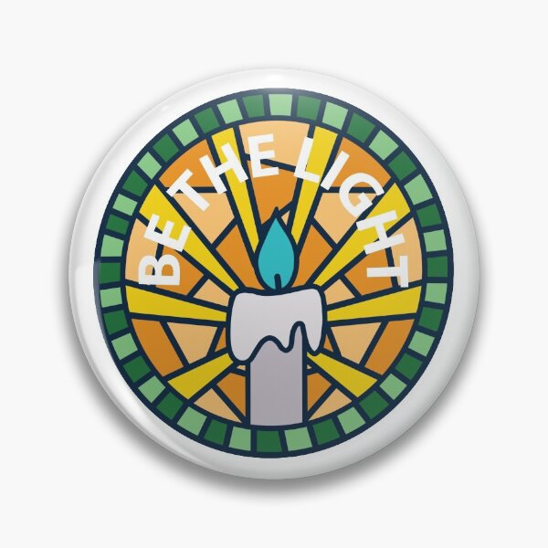 Item preview, Be the Light Candle Mosaic Church Window Shattered Glass designed and sold by themoodydecor.
