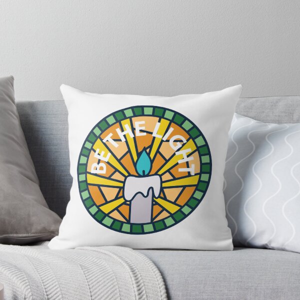 Item preview, Be the Light Candle Mosaic Church Window Shattered Glass designed and sold by themoodydecor.