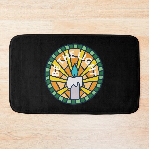 Item preview, Be the Light Candle Mosaic Church Window Shattered Glass designed and sold by themoodydecor.