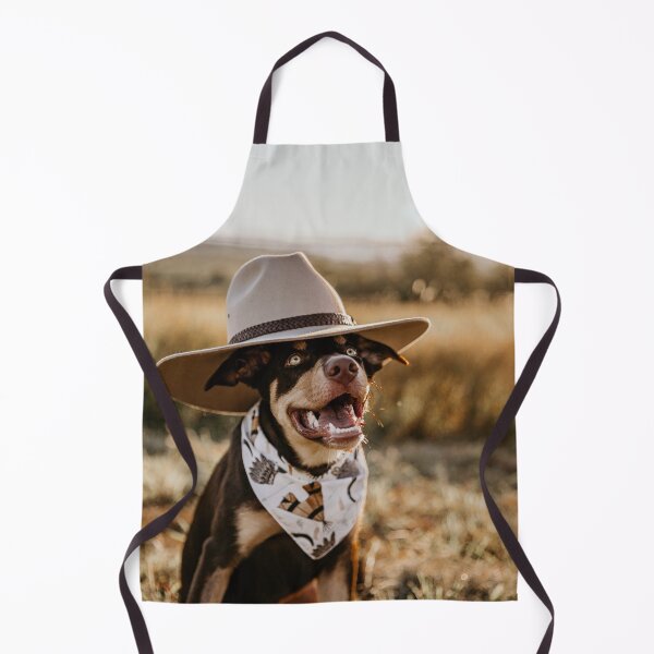 Item preview, Kelpie Puppy Wearing a Cowboy Hat designed and sold by cstieler.