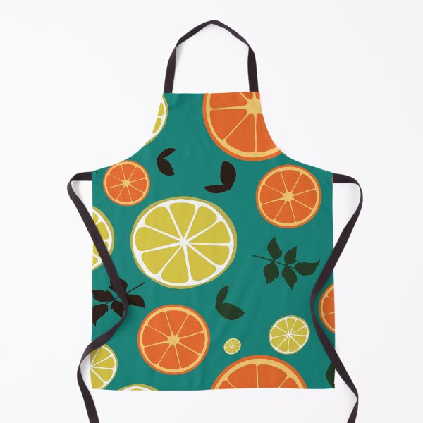 Item preview, Citrus Fruit Burst Lemon and Orange with Leaves Summer  designed and sold by NamColors.