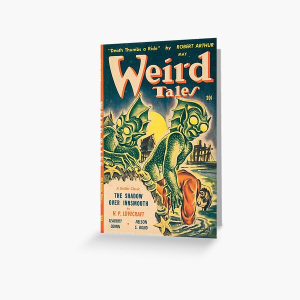 Chained Zombie Monster at The Bottom of The Sea. Cover Comic Weird Tales Swamp Spirit, Shark and Fish T-Shirt