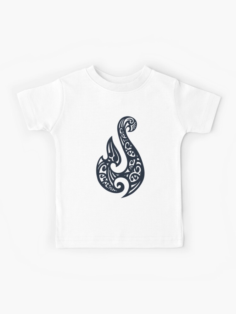 Hei Matau, Maori Hook design meaning Prosperity | Kids T-Shirt