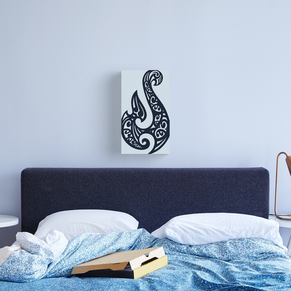 Hei Matau, Maori Hook design meaning Prosperity Canvas Print for Sale by  Kiwidom