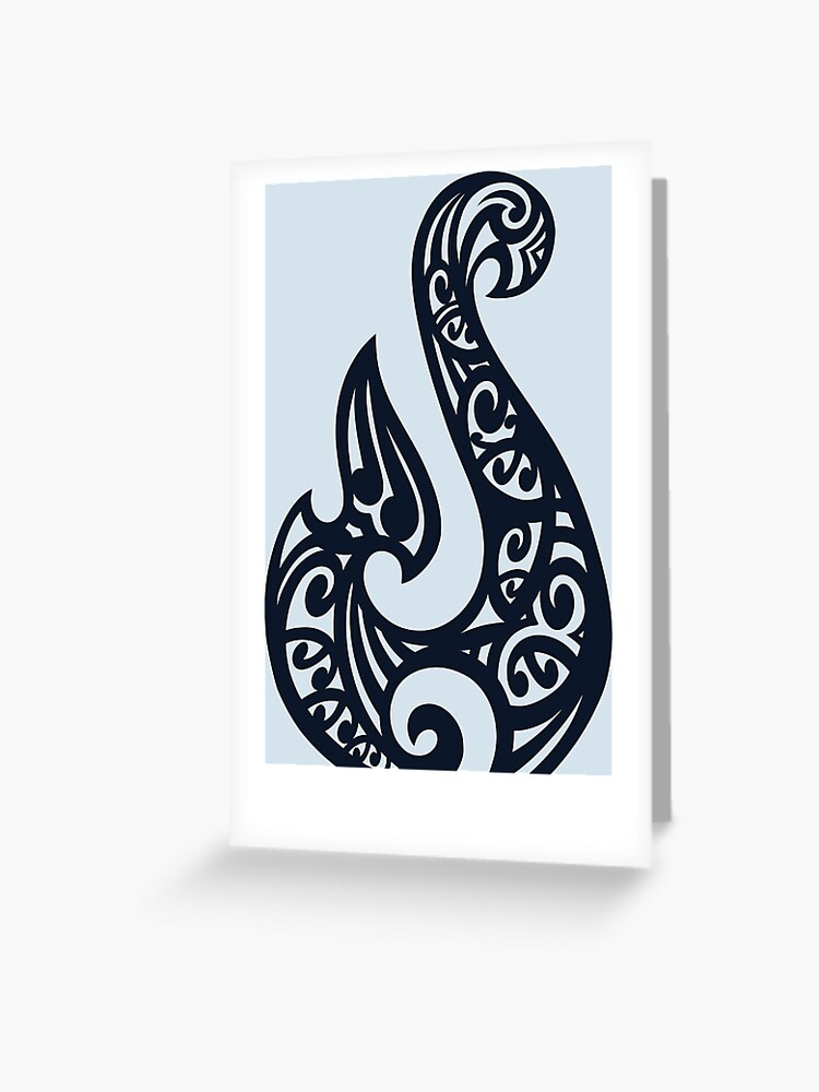 Hei Matau, Maori Hook design meaning Prosperity Greeting Card for Sale by  Kiwidom
