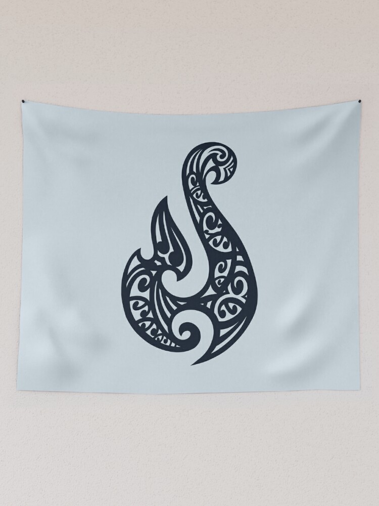 Hei matau traditional maori hook  Metal Print for Sale by Kiwidom