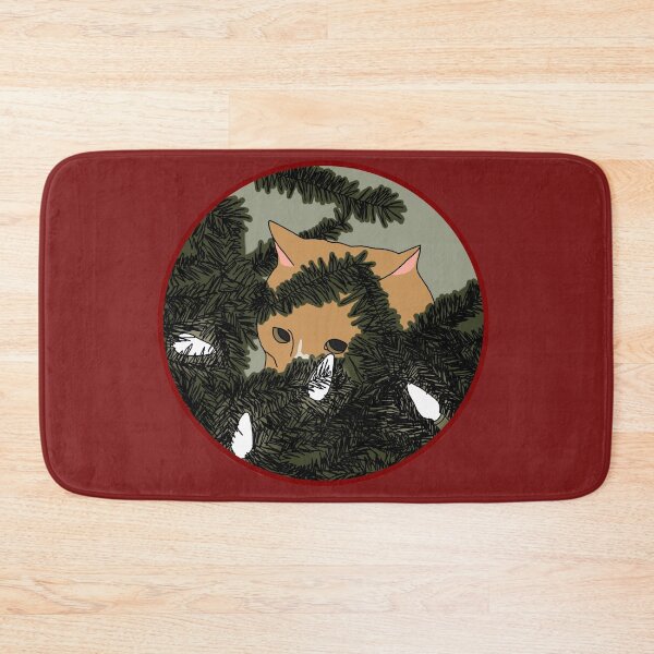 Item preview, Christmas Cat (Orange and White) designed and sold by nklange240.