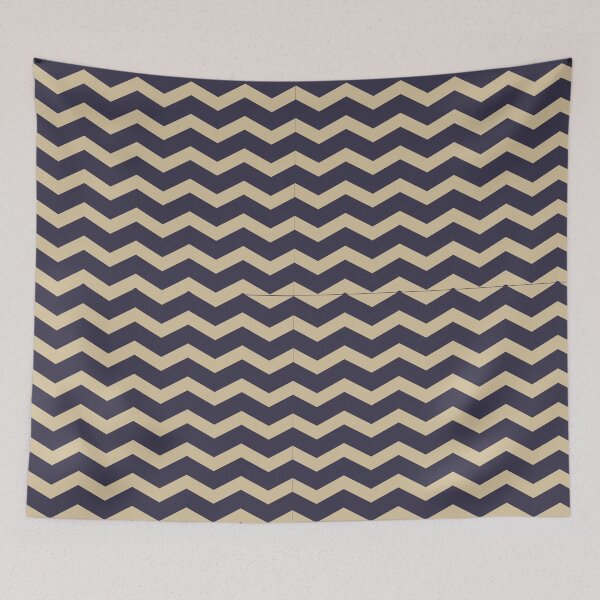 Aperçu de l'œuvre Rayures horizontales en zigzag créée et vendue par Loluv Shop.