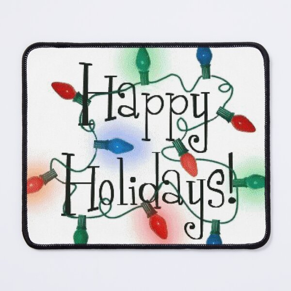 Item preview, Happy Holiday String Lights on Christmas decor, t-shirts and accessories. designed and sold by lduke47.