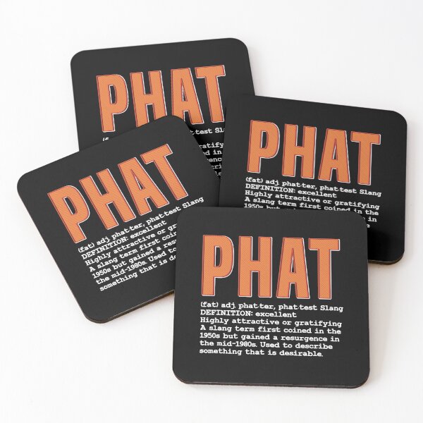 Item preview, Phat! Cool Eighties Retro Slang Definition designed and sold by GravitiTees.