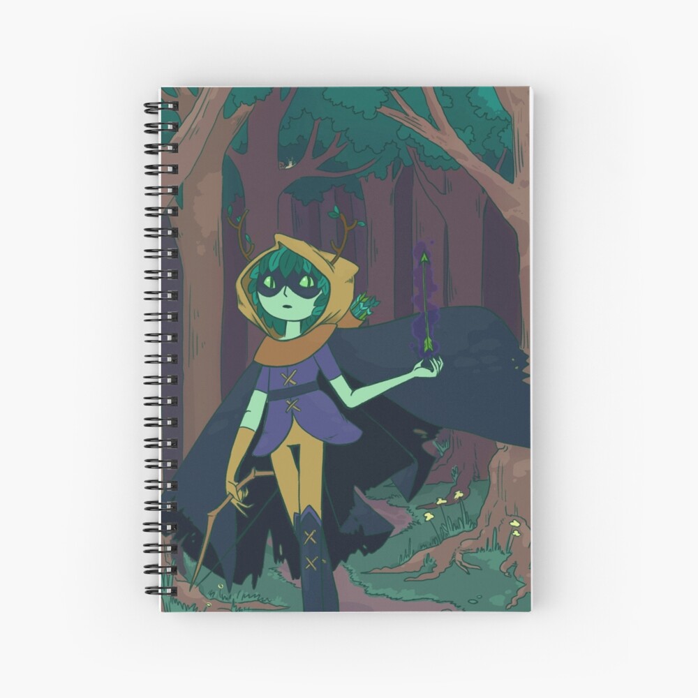 Huntress Wizard Spiral Notebook By Dreamthedude08 Redbubble
