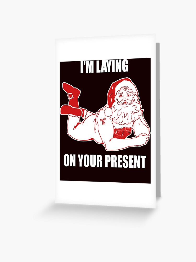 I'm Laying On Your Present Christmas Funny Santa Claus Mug - Jolly Family  Gifts