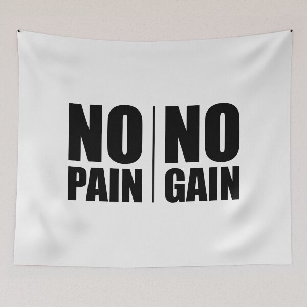 Item preview, No Pain No Gain | Motivational Slogan designed and sold by motivationaltee.