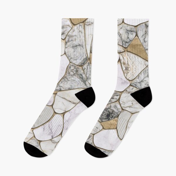 Item preview, White Marbles and Gold Voronoi Abstract designed and sold by k9printart.