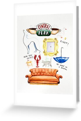 "Friends TV Show" Greeting Cards by sweetprovidence  Redbubble