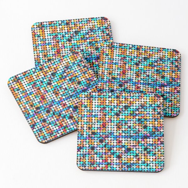 Item preview, graphic design geometric circle pattern abstract background in blue orange brown designed and sold by Mrvell.