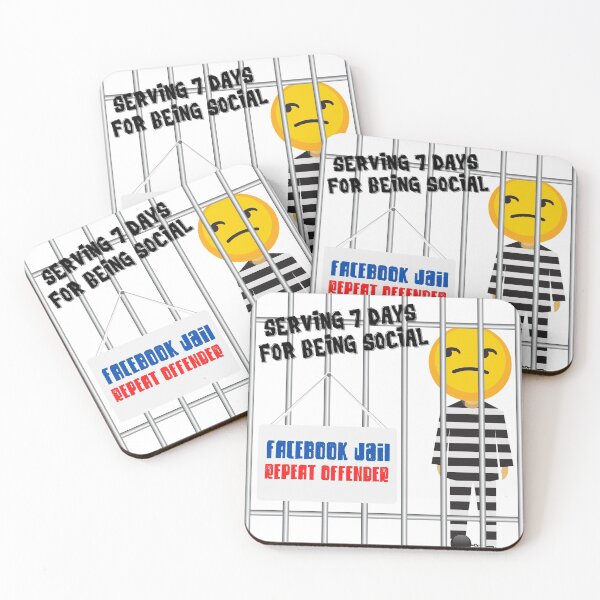 Item preview, FACEBOOK JAIL EMJOI designed and sold by concettaellis.