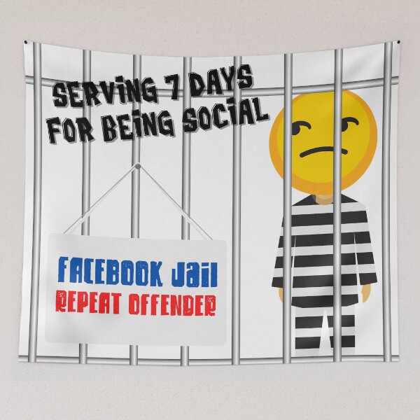 Item preview, FACEBOOK JAIL EMJOI designed and sold by concettaellis.
