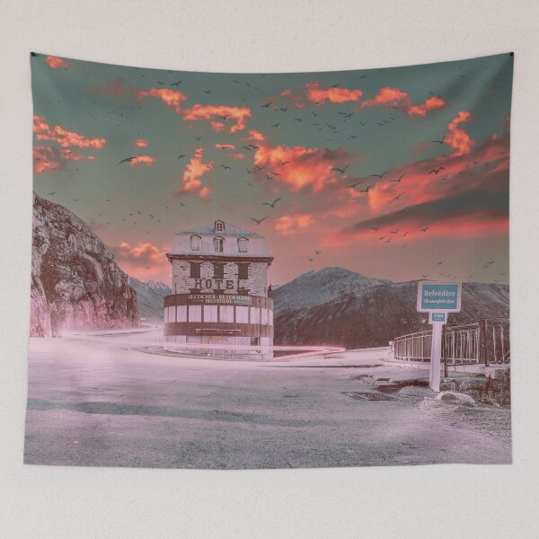 Item preview, great view of Furka Pass Switzerland, the most beautiful routes in the mountains designed and sold by Mauswohn.