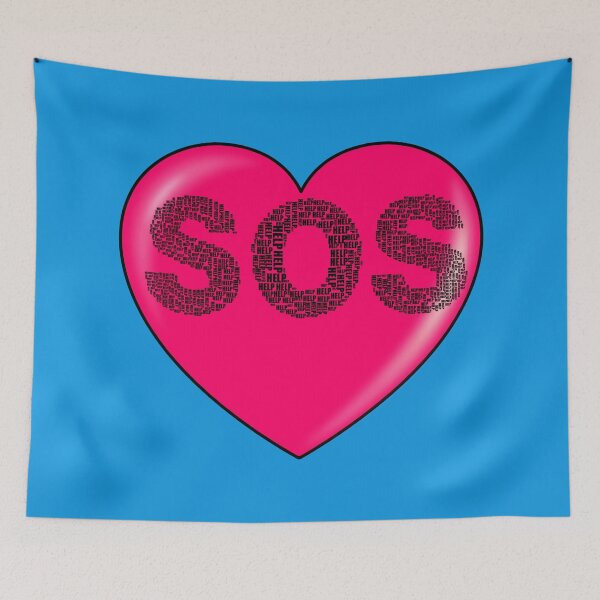 Item preview, S O S save me love designed and sold by mostheristore.
