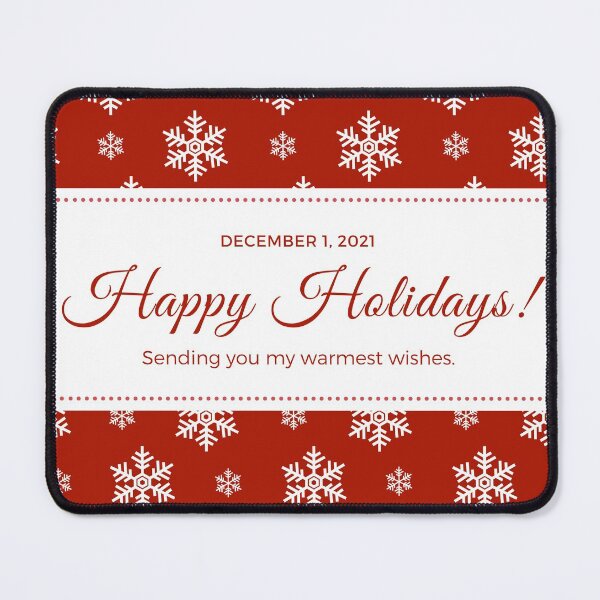 Item preview, Happy Holidays - Holiday season wishes or holidays lover gift designed and sold by LostTraveller.