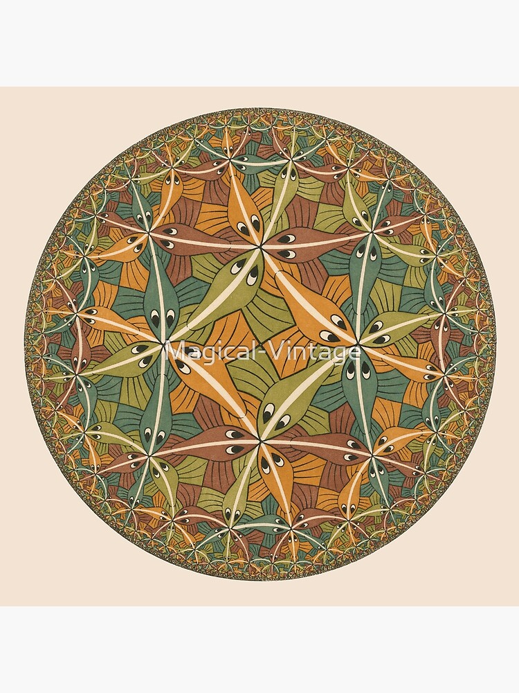 Disover M.C. Escher - Circle limit III, 1959 Premium Matte Vertical Poster