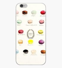 Laduree Macarons Flavor Menu iPhone Case
