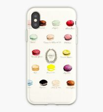 Laduree Macarons Flavor Menu iPhone Case