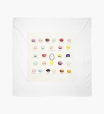 Laduree Macarons Flavor Menu Scarf