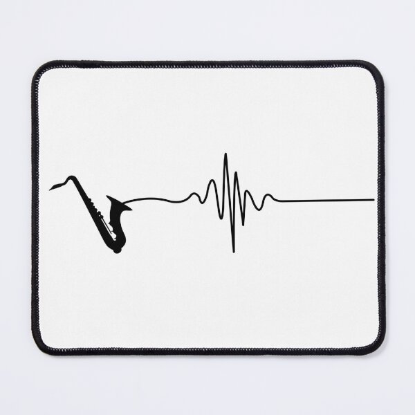 Item preview, Saxophone Heartbeat designed and sold by Polla-Shirt.