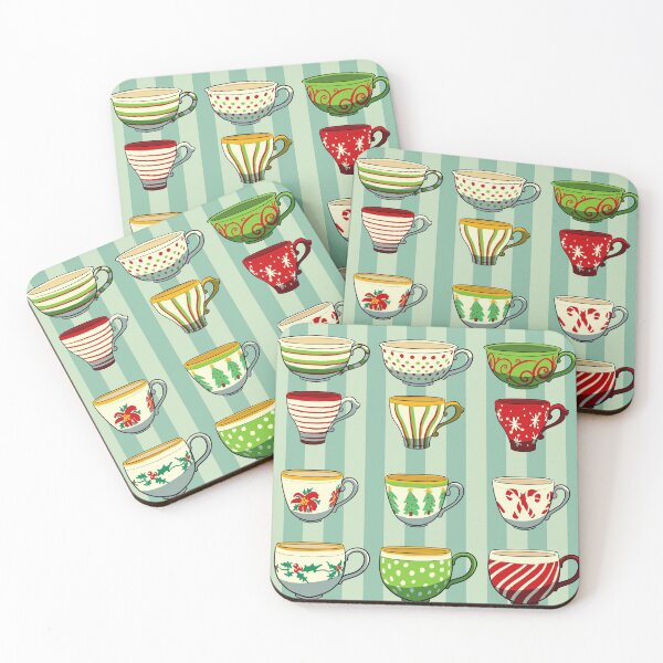 Item preview, Christmas Teacups designed and sold by Christache.