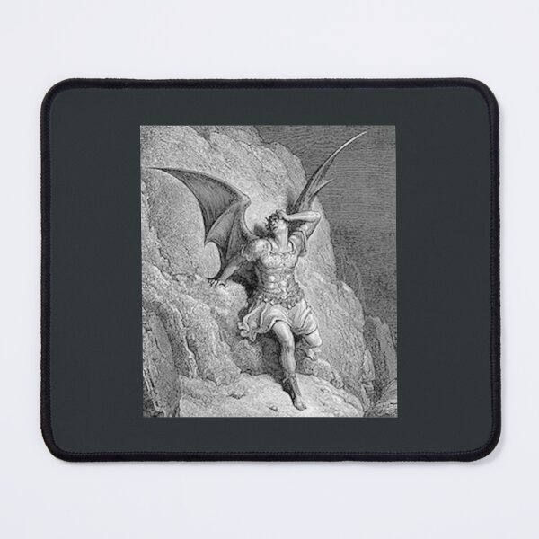 Artikelvorschau, Gustave Dore Paradise Lost Satan Profil entworfen und verkauft von desirex.